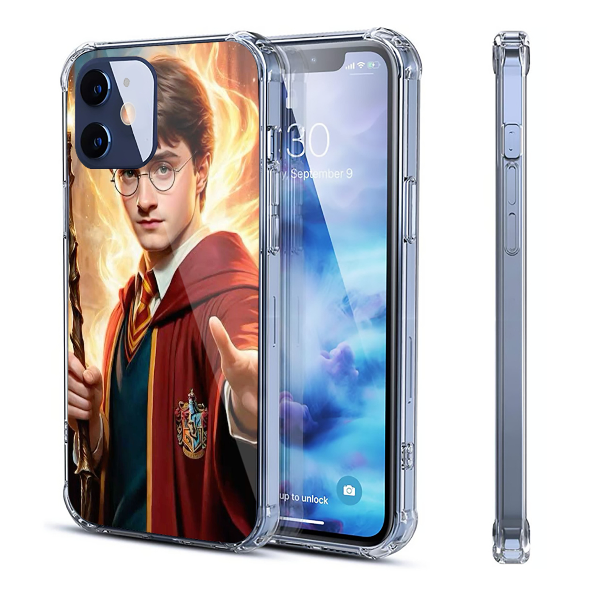 （画像用） Harry Potter ハリー・ポッターシリーズ 【iPhone 12シリーズ対応】透明スマホケース（クリアソフトケース）